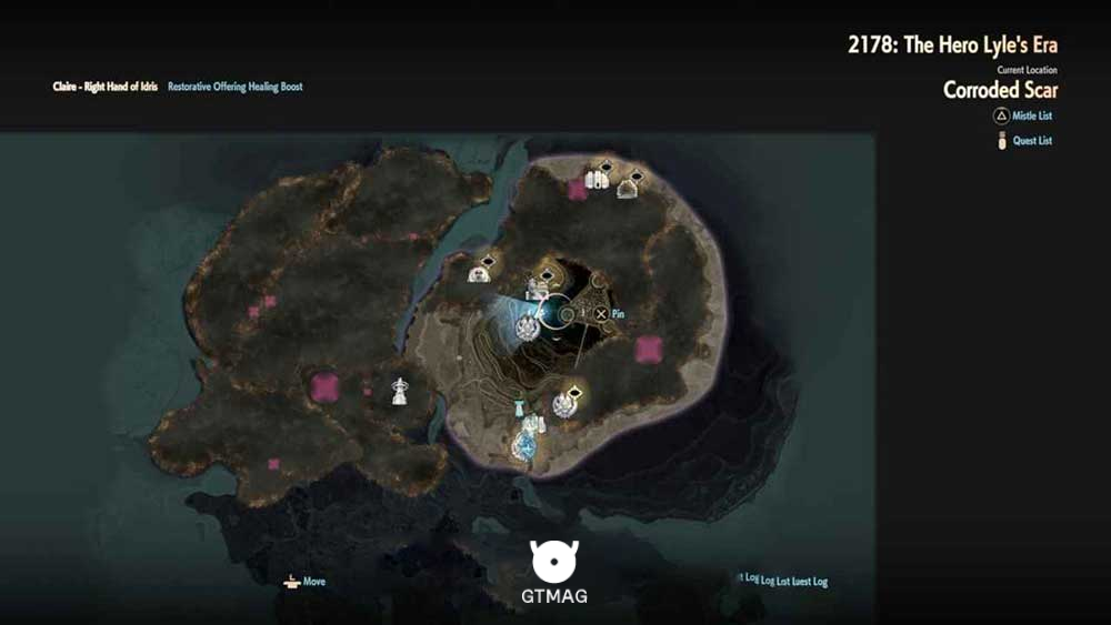 24. OVERALL MAP 4 - تمام مکان&zwnj;های Map Jammer در Code Vein 2