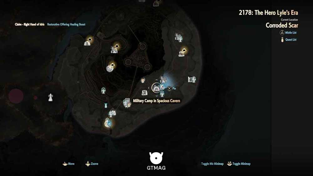 25. CRYSTAL GROTTO/LIMESTONE CAVE (DUNGEON) - تمام مکان&zwnj;های Map Jammer در Code Vein 2