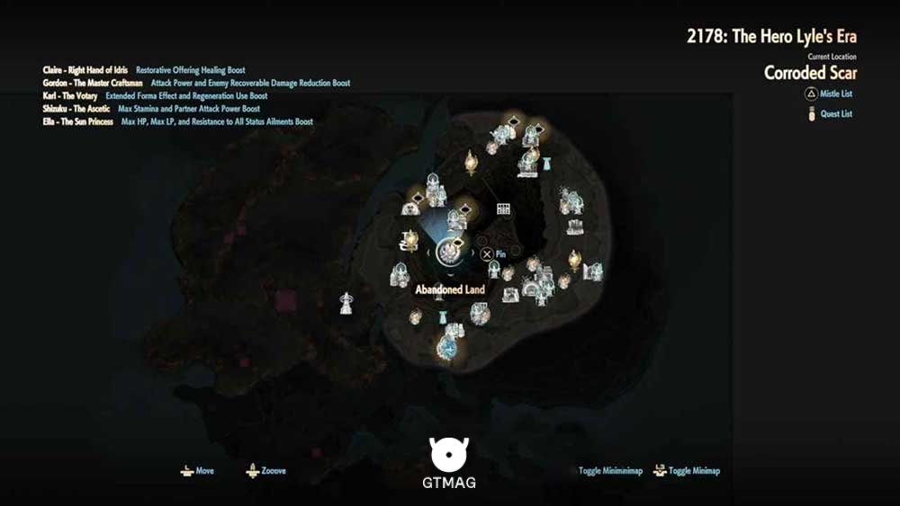 26. ABANDONED LAND (DUNGEON) - تمام مکان&zwnj;های Map Jammer در Code Vein 2