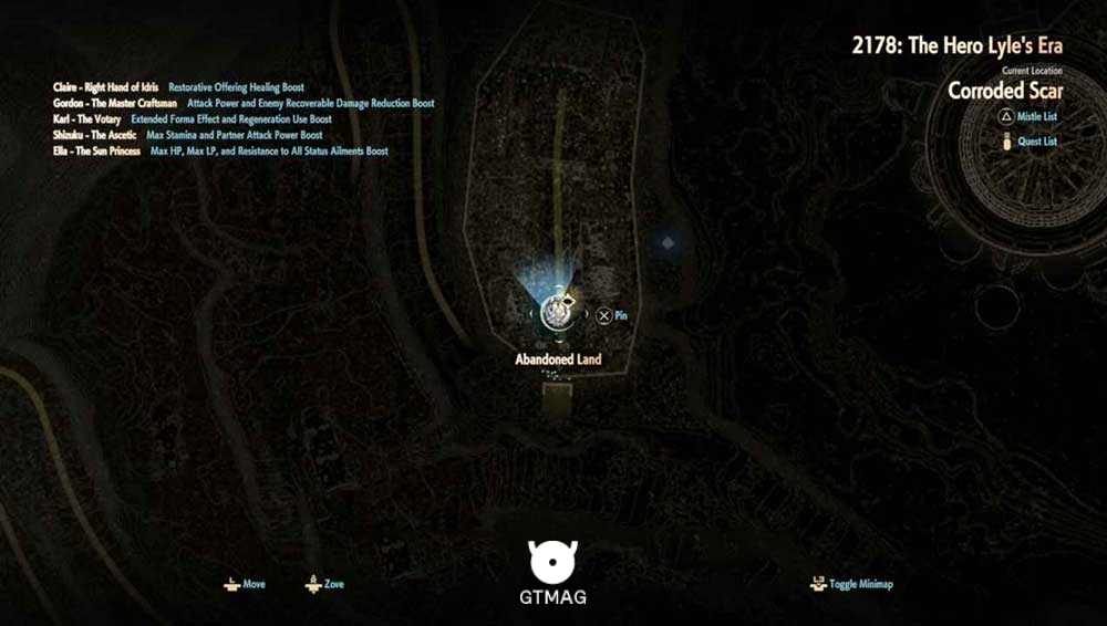 26. ABANDONED LAND (DUNGEON) - تمام مکان&zwnj;های Map Jammer در Code Vein 2