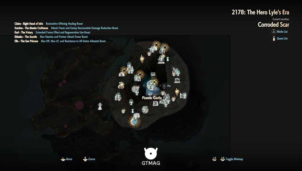 27. PIONEER CASTLE 1 (DUNGEON) - تمام مکان&zwnj;های Map Jammer در Code Vein 2