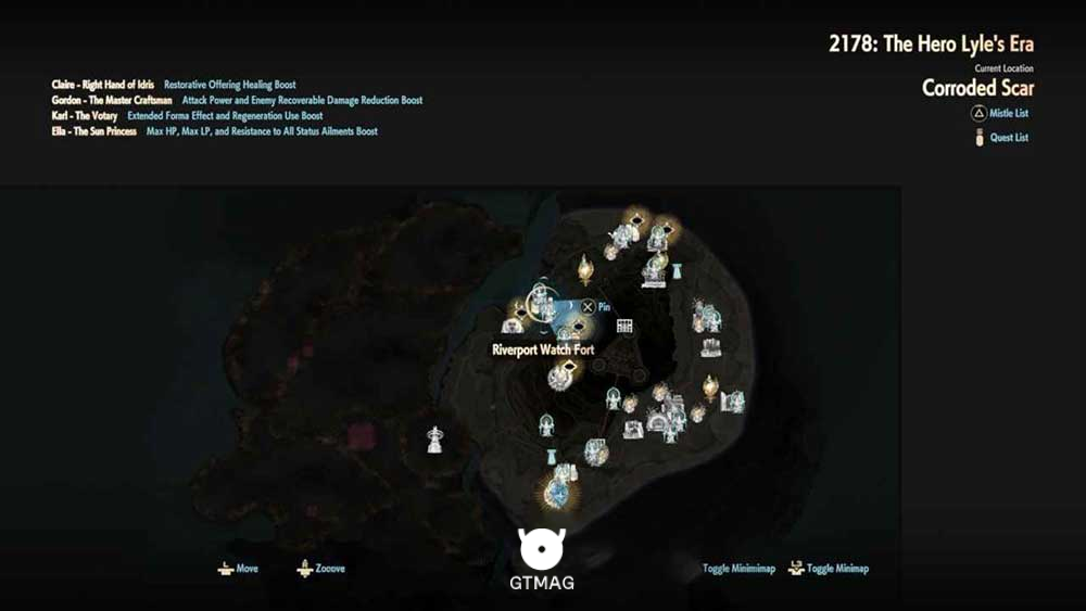30 . RIVERPORT WATCH FORT (DUNGEON) - تمام مکان&zwnj;های Map Jammer در Code Vein 2