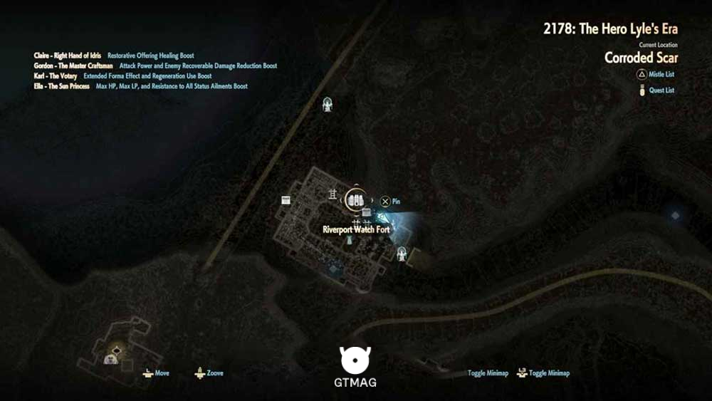 30 . RIVERPORT WATCH FORT (DUNGEON) - تمام مکان&zwnj;های Map Jammer در Code Vein 2