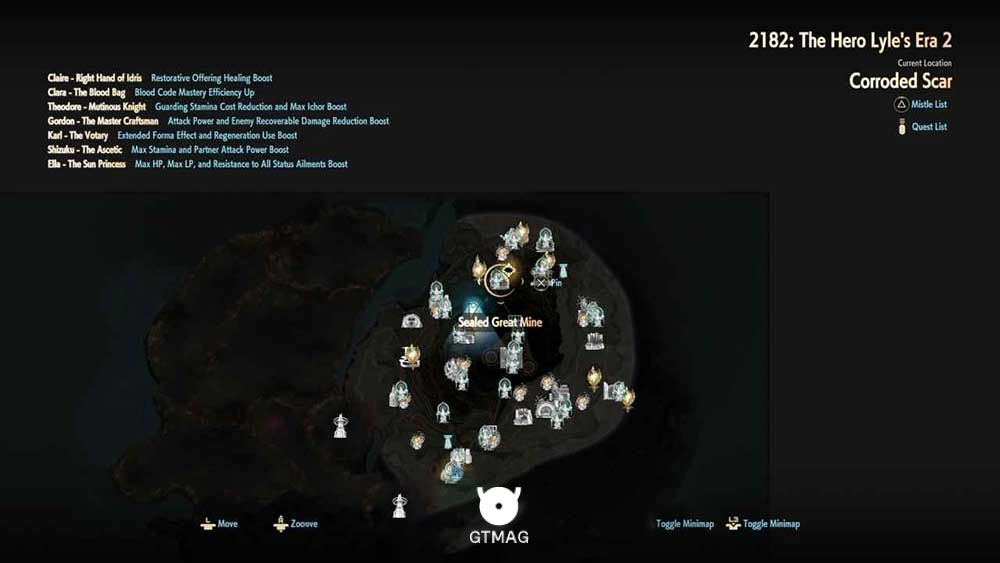 32. SEALED GREAT MINE (DUNGEON) - تمام مکان&zwnj;های Map Jammer در Code Vein 2