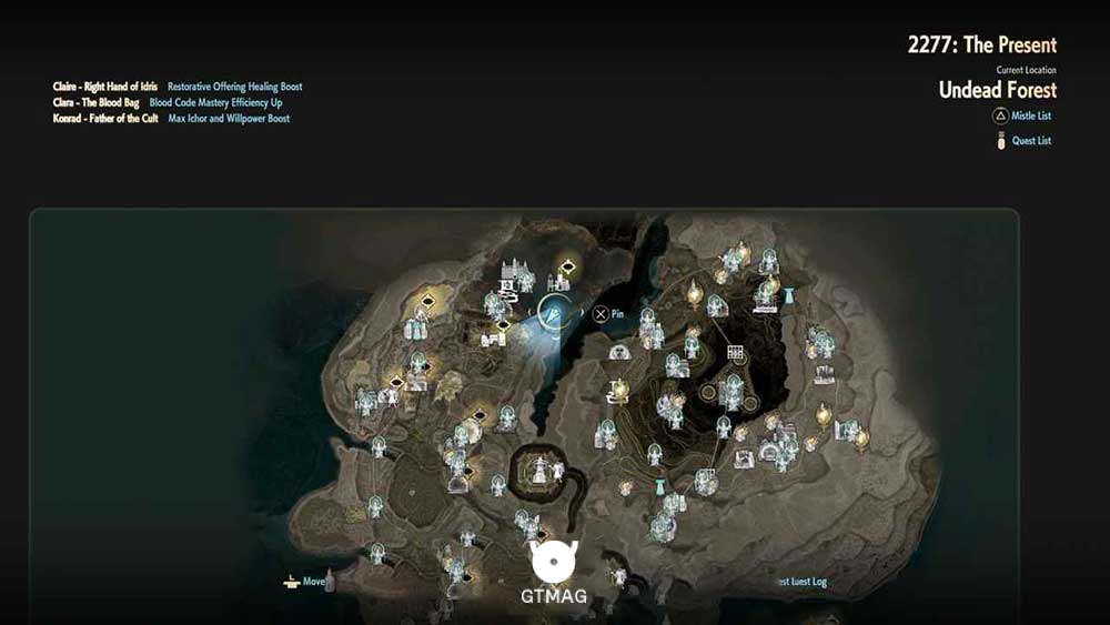 41. OVERALL MAP 6 - تمام مکان&zwnj;های Map Jammer در Code Vein 2