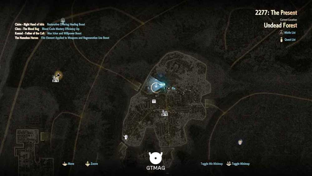 42. RUINED TOWN (DUNGEON) - تمام مکان&zwnj;های Map Jammer در Code Vein 2