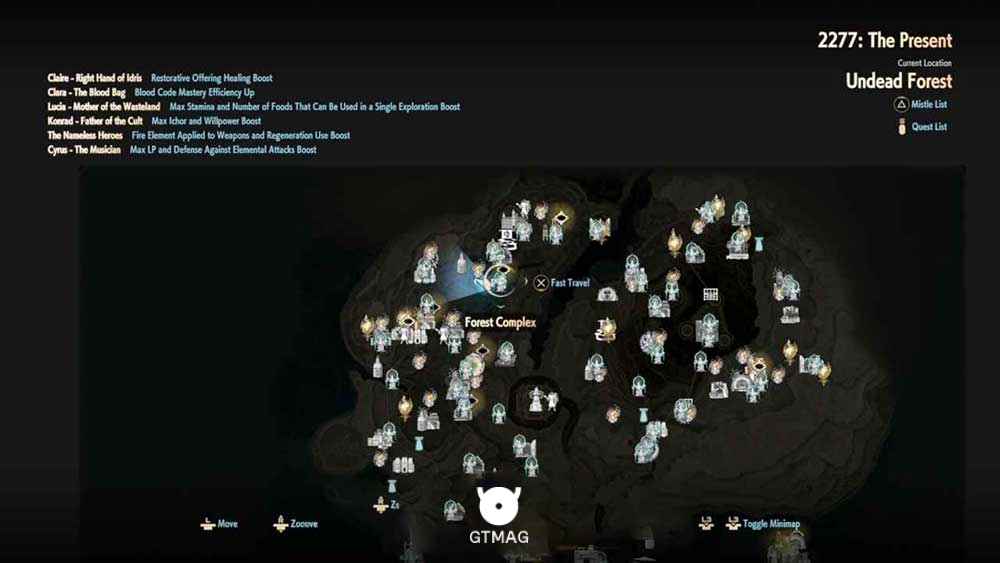 45. FOREST COMPLEX (DUNGEON) - تمام مکان&zwnj;های Map Jammer در Code Vein 2