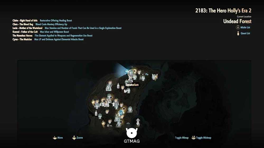 48. SANATORIUM 2 (DUNGEON) - تمام مکان&zwnj;های Map Jammer در Code Vein 2