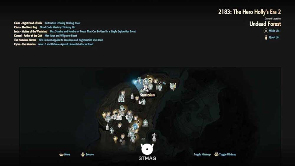 49. SANATORIUM 3 (DUNGEON) - تمام مکان&zwnj;های Map Jammer در Code Vein 2