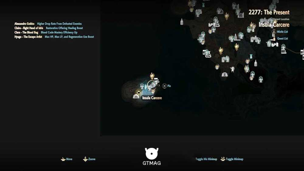 55. INSULA CARCERE 1 (DUNGEON) - تمام مکان&zwnj;های Map Jammer در Code Vein 2