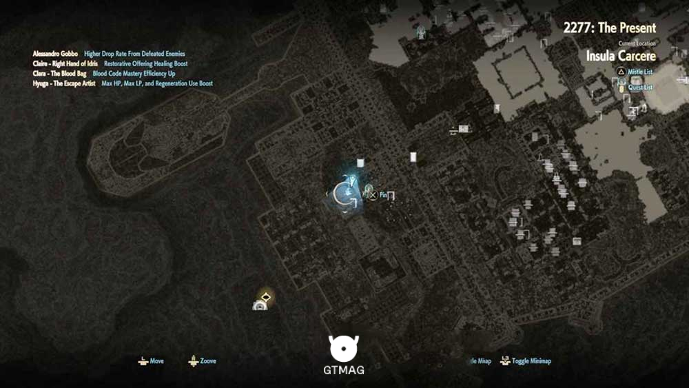 56. INSULA CARCERE 2 (DUNGEON) - تمام مکان&zwnj;های Map Jammer در Code Vein 2