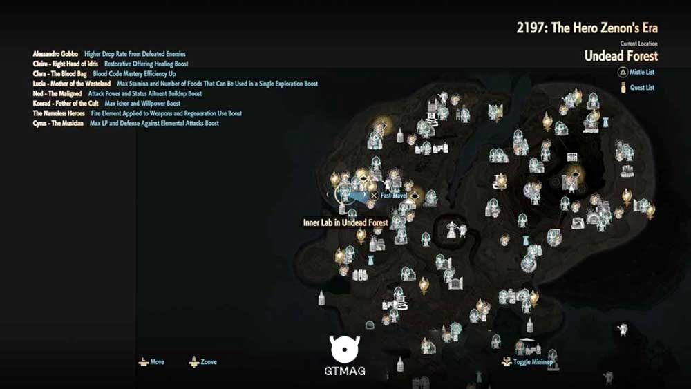 59. HIDDEN LAB IN UNDEAD FOREST (DUNGEON) - تمام مکان&zwnj;های Map Jammer در Code Vein 2