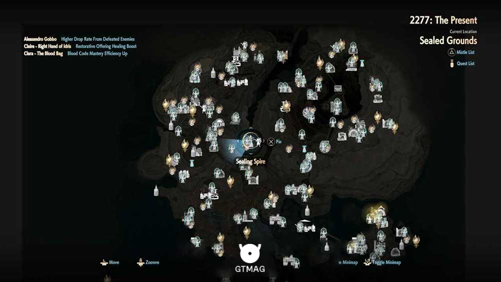 60. LUNA RAPACIS - تمام مکان&zwnj;های Map Jammer در Code Vein 2