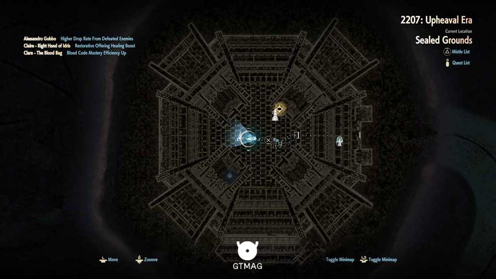 61. SEALING SPIRE 1 - تمام مکان&zwnj;های Map Jammer در Code Vein 2