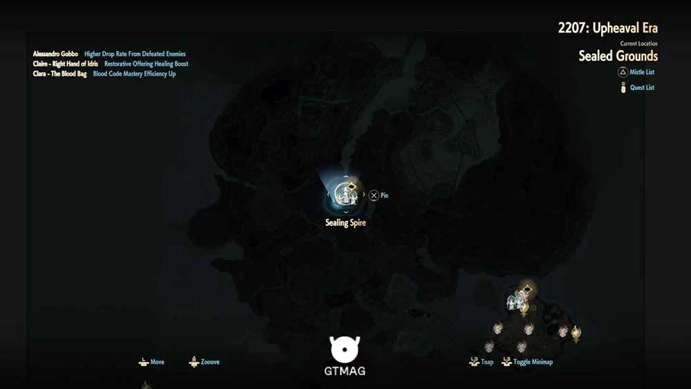 62. SEALING SPIRE 2 - تمام مکان&zwnj;های Map Jammer در Code Vein 2