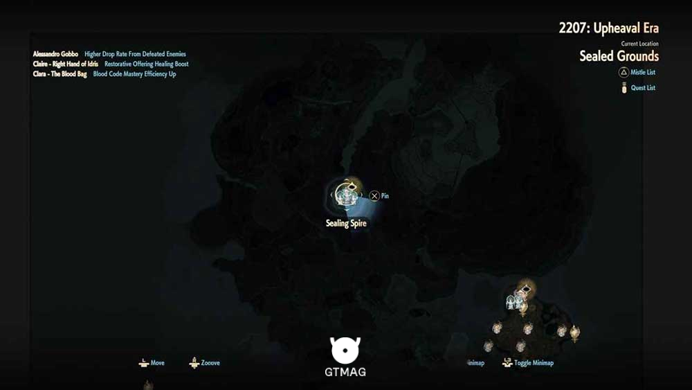 63. SEALING SPIRE 3 - تمام مکان&zwnj;های Map Jammer در Code Vein 2