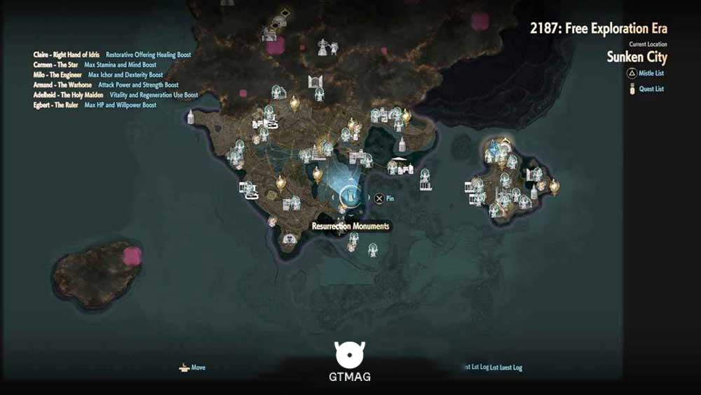 GOLDEN BLOOD BEAD 2 - تمام مکان&zwnj;های Golden Blood Bead در Code Vein 2