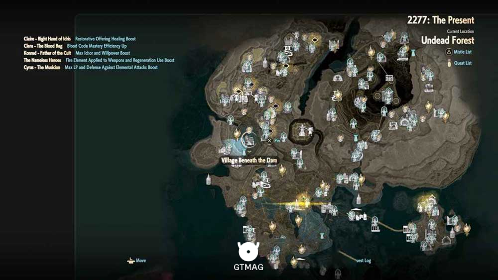 GOLDEN BLOOD BEAD 8 - تمام مکان&zwnj;های Golden Blood Bead در Code Vein 2