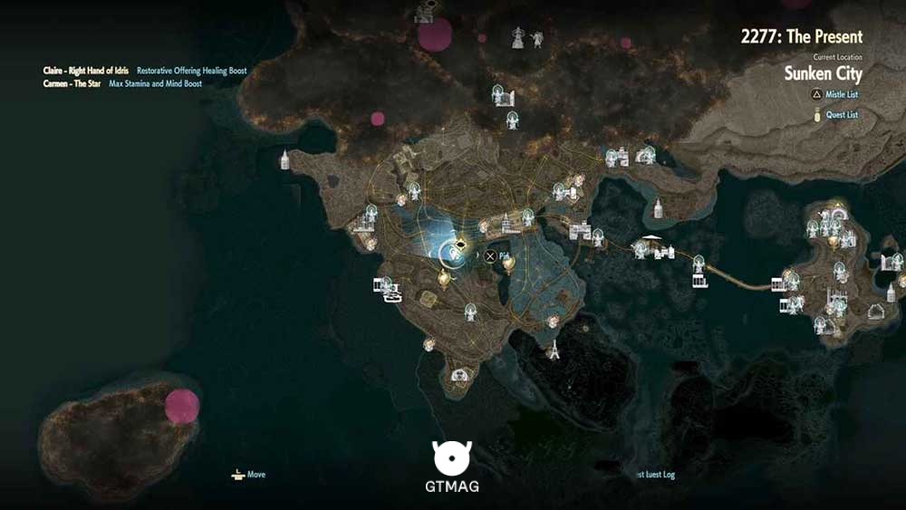 IRIS’S REQUEST 1: SUNKEN CITY - راهنمای تمام Requests یا ماموریتهای فرعی Code Vein 2