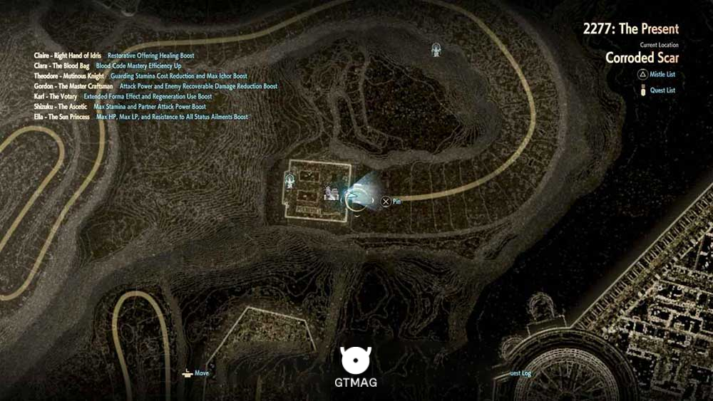 IRIS’S REQUEST 1: CORRODED SCAR - راهنمای تمام Requests یا ماموریتهای فرعی Code Vein 2
