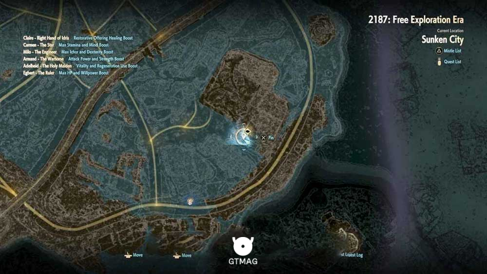JOSÉE REQUIEST: SUNKEN CITY - راهنمای تمام Requests یا ماموریتهای فرعی Code Vein 2