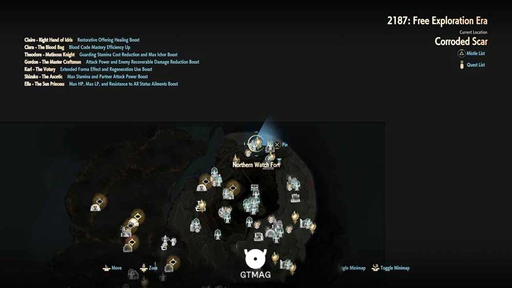 JOSÉE REQUEST: CORRODED SCAR - راهنمای تمام Requests یا ماموریتهای فرعی Code Vein 2