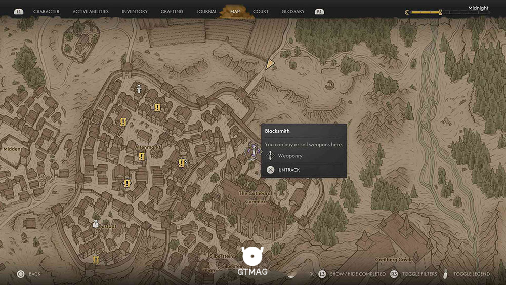 Blacksmith شماره 3 - تمام مکان&zwnj;های Blacksmith در Blood of Dawnwalker