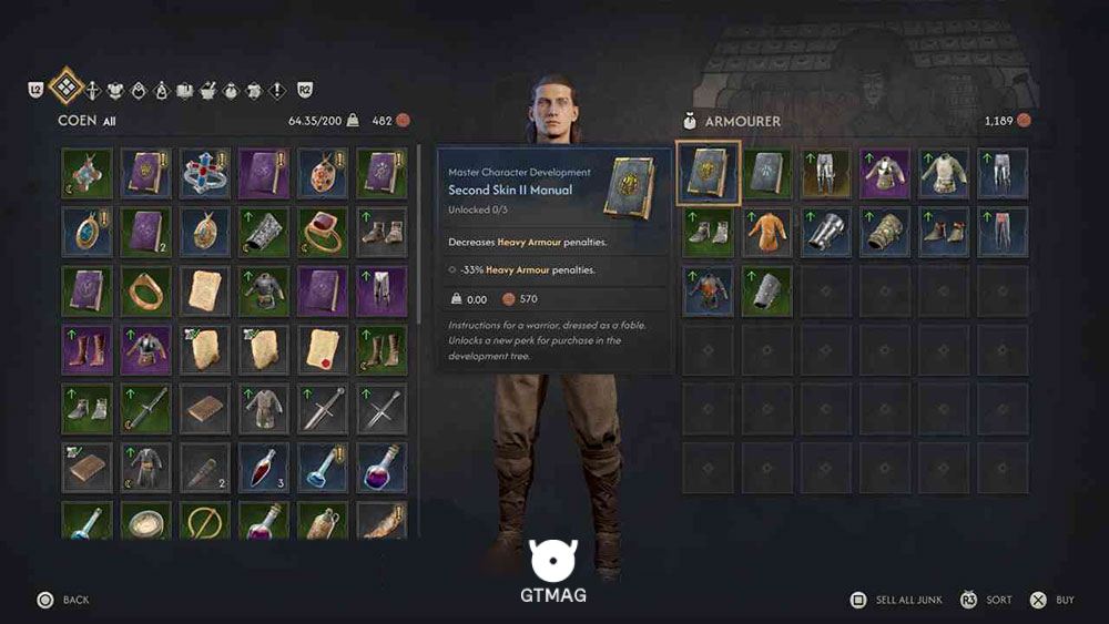 Armourer شماره 3، فقط در روز - تمام موقعیت&zwnj;های Armourer در Blood of Dawnwalker