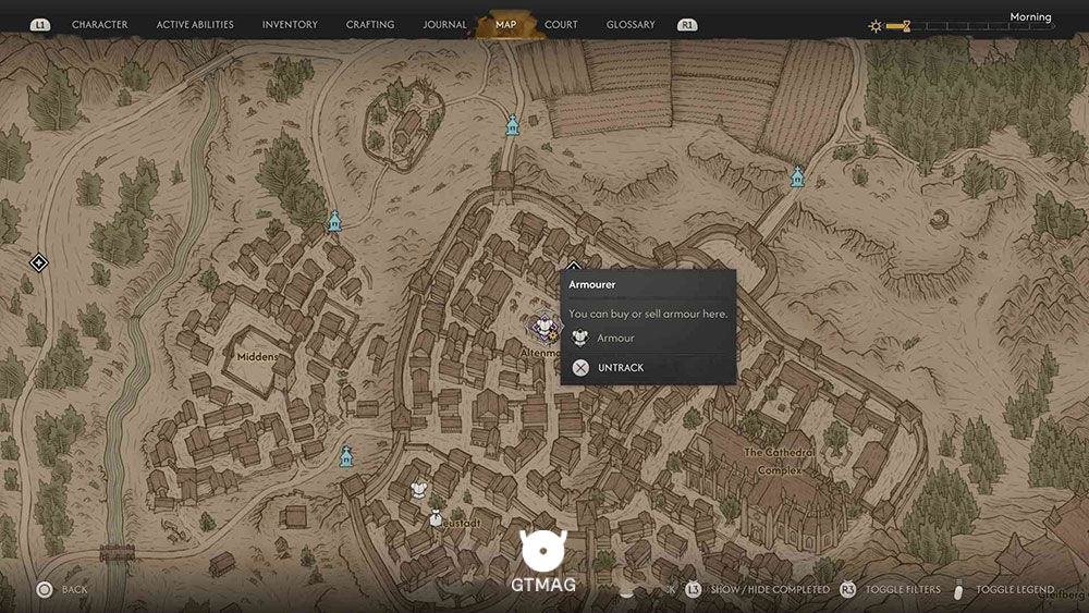 Armourer شماره 3، فقط در روز - تمام موقعیت&zwnj;های Armourer در Blood of Dawnwalker