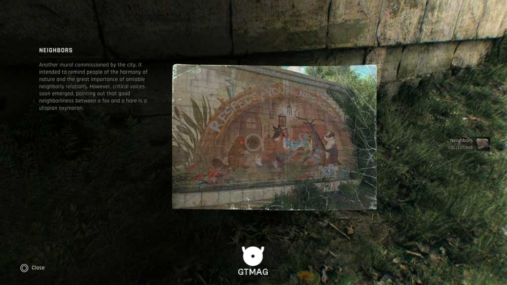 Mural شماره 4 &ndash; Neighbors - تمام مکان&zwnj;های Mural در Dying Light: The Beast