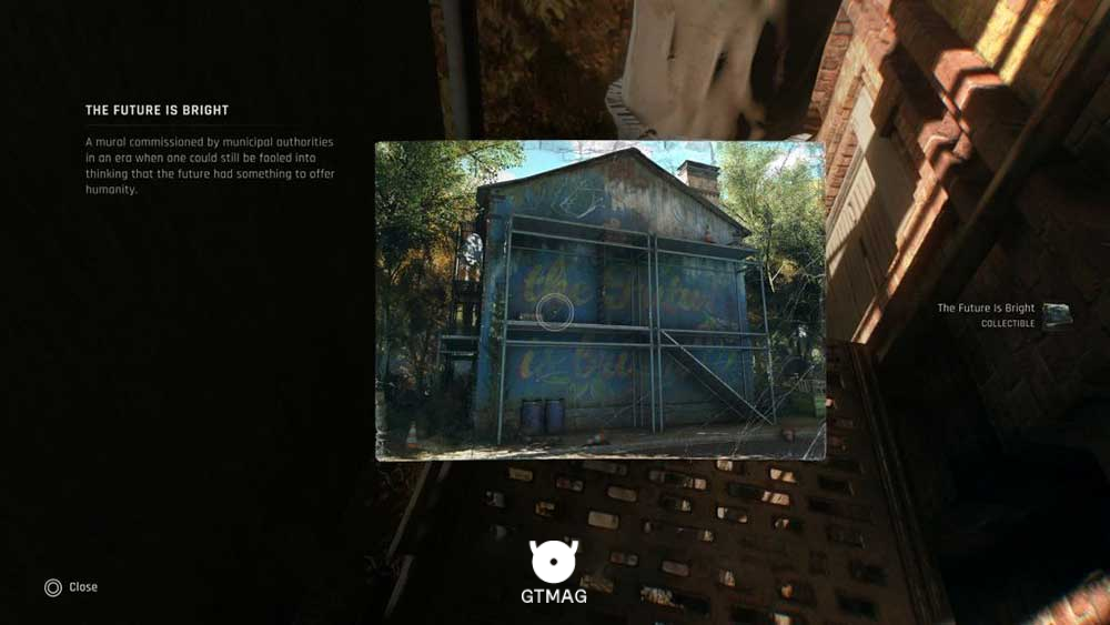 Mural شماره 7 &ndash; The Future is Bright - تمام مکان&zwnj;های Mural در Dying Light: The Beast