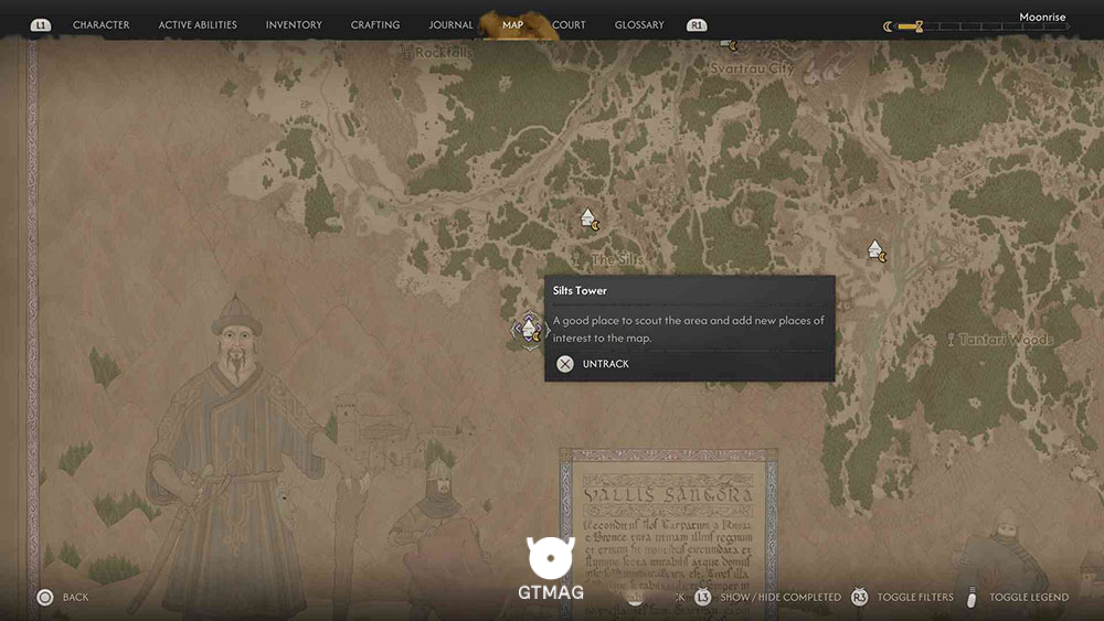 Tower شماره 10: Silts Tower - تمام موقعیت&zwnj;های Tower در Blood of Dawnwalker