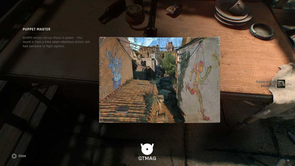 Mural شماره 10 &ndash; Puppet Master - تمام مکان&zwnj;های Mural در Dying Light: The Beast