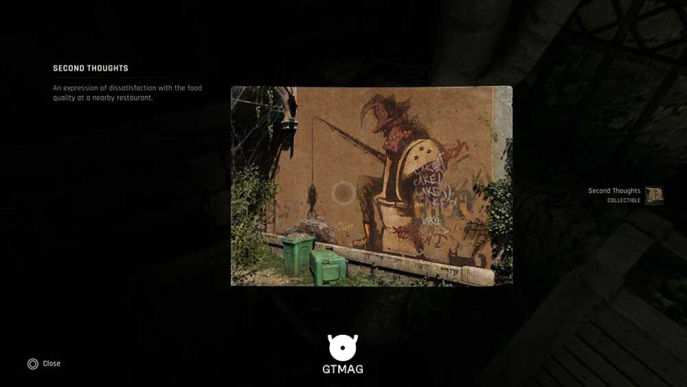Mural شماره 20 &ndash; Second Thoughts - تمام مکان&zwnj;های Mural در Dying Light: The Beast