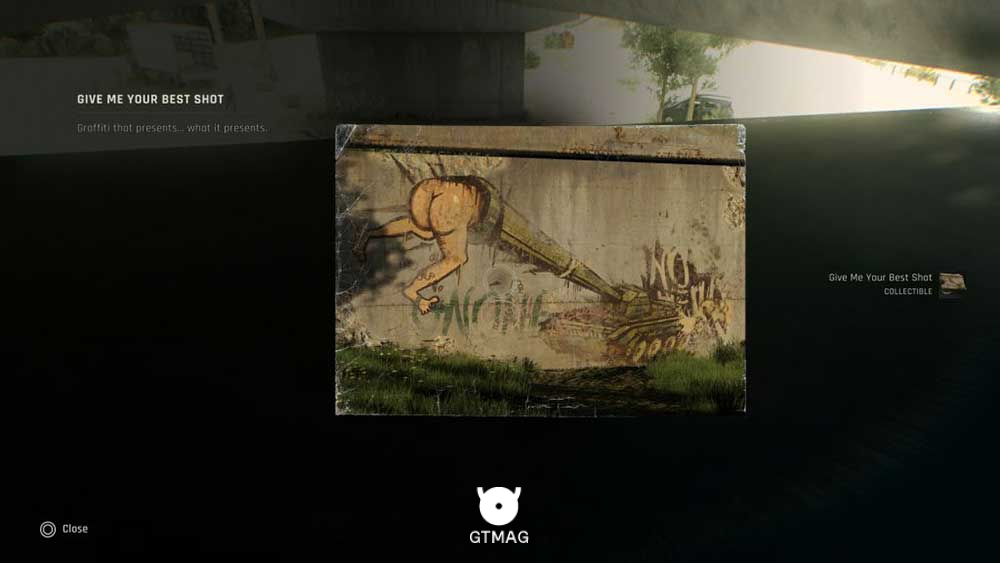 Mural شماره 25 &ndash; Give Me Your Best Shot - تمام مکان&zwnj;های Mural در Dying Light: The Beast
