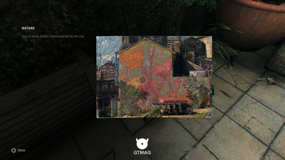 Mural شماره 27 &ndash; Nature - تمام مکان&zwnj;های Mural در Dying Light: The Beast