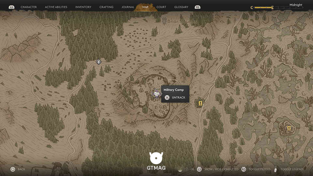 Village شماره 2: Military Camp - تمام مکان&zwnj;های Village در Blood of Dawnwalker