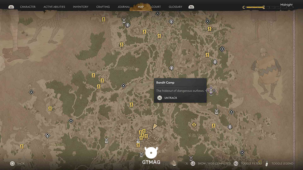 Bandit Camp شماره 3 - تمام موقعیت&zwnj;های Bandit Camp در Blood of Dawnwalker
