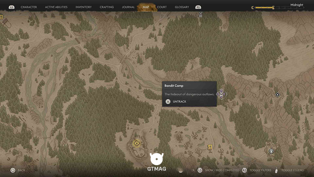 Bandit Camp شماره 4 - تمام موقعیت&zwnj;های Bandit Camp در Blood of Dawnwalker
