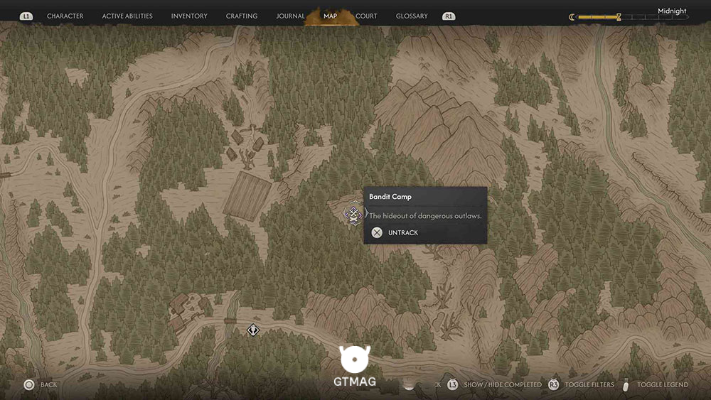Bandit Camp شماره 7 - تمام موقعیت&zwnj;های Bandit Camp در Blood of Dawnwalker