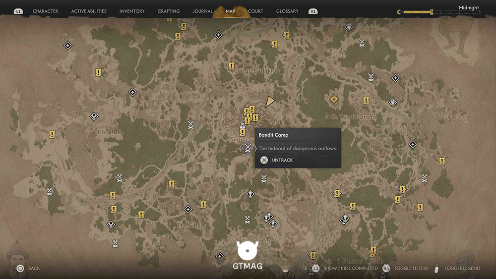Bandit Camp شماره 8 - تمام موقعیت&zwnj;های Bandit Camp در Blood of Dawnwalker