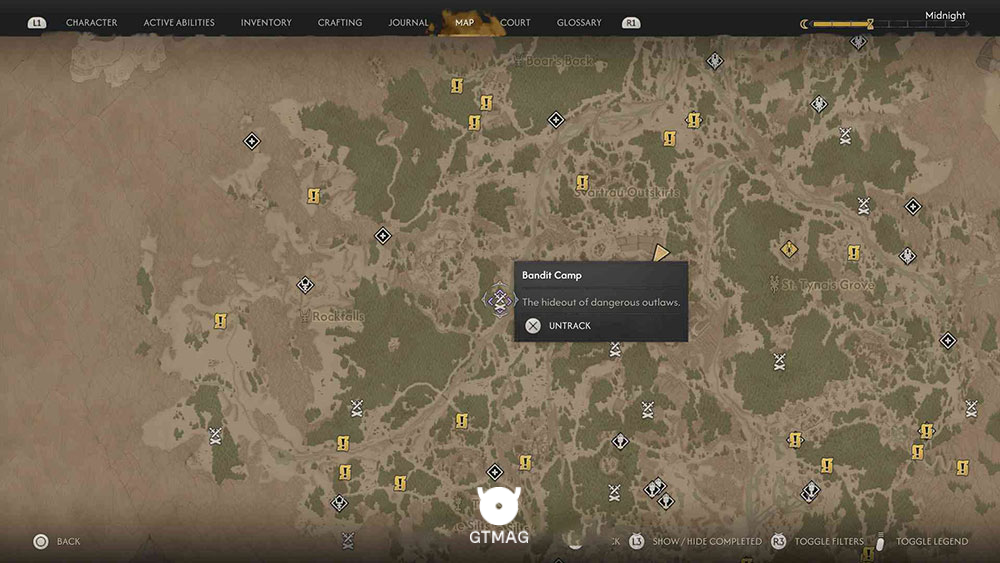 Bandit Camp شماره 9 - تمام موقعیت&zwnj;های Bandit Camp در Blood of Dawnwalker