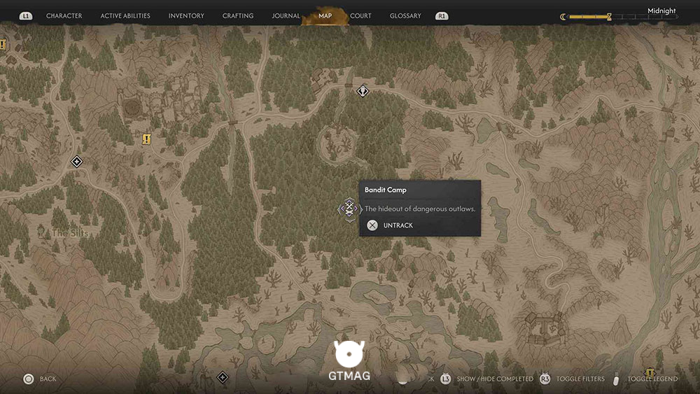 Bandit Camp شماره 13 - تمام موقعیت&zwnj;های Bandit Camp در Blood of Dawnwalker