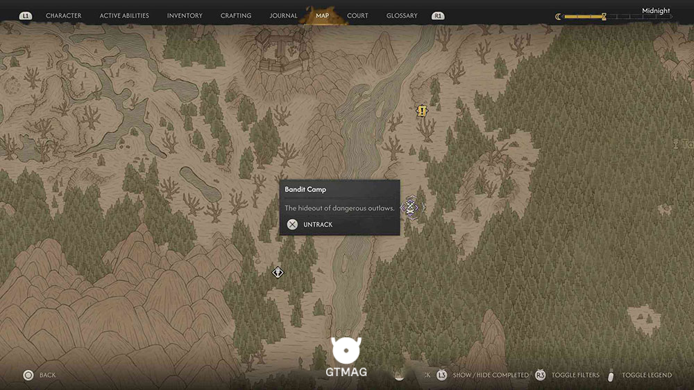 Bandit Camp شماره 14 - تمام موقعیت&zwnj;های Bandit Camp در Blood of Dawnwalker
