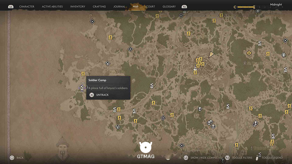 Soldier Camp شماره 13 - تمام مکان&zwnj;های Soldier Camp در Blood of Dawnwalker