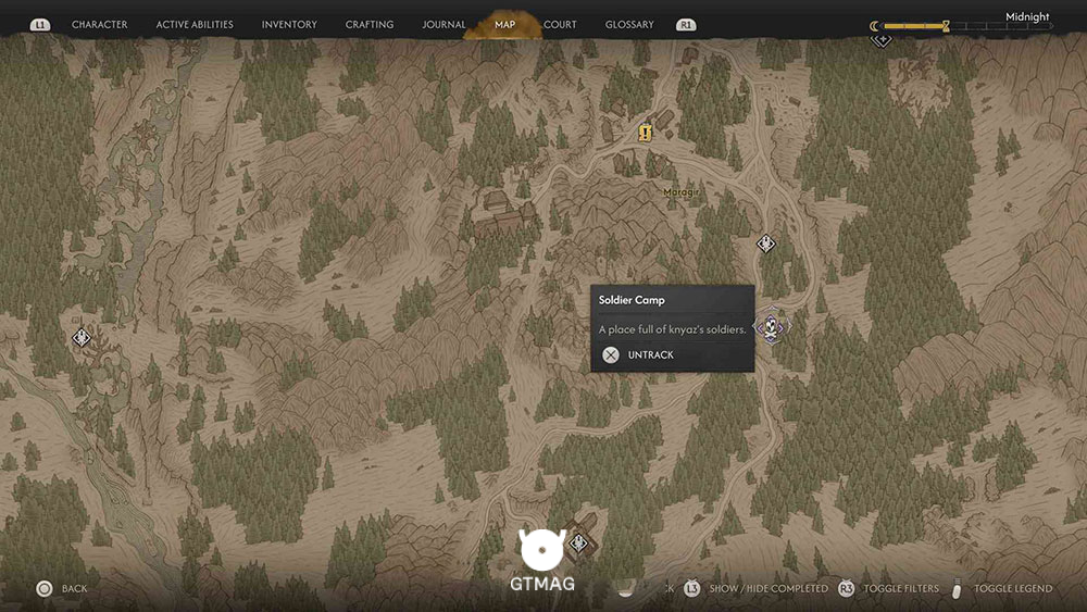 Soldier Camp شماره 2 - تمام مکان&zwnj;های Soldier Camp در Blood of Dawnwalker