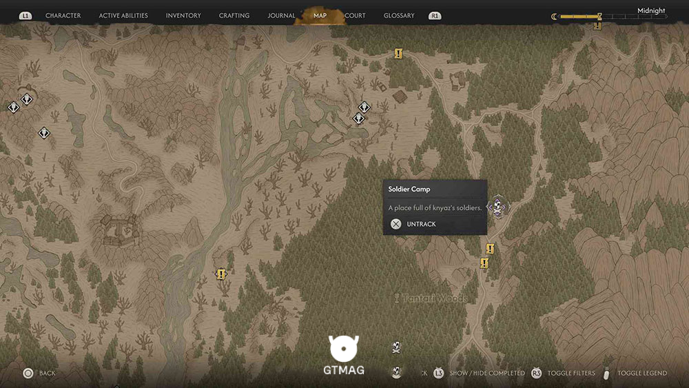 Soldier Camp شماره 6 - تمام مکان&zwnj;های Soldier Camp در Blood of Dawnwalker