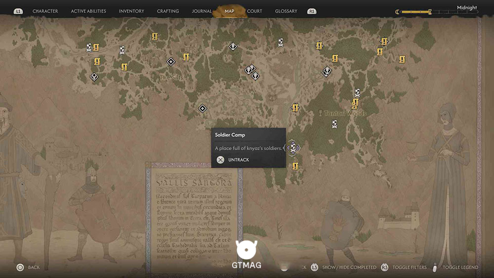 Soldier Camp شماره 8 - تمام مکان&zwnj;های Soldier Camp در Blood of Dawnwalker