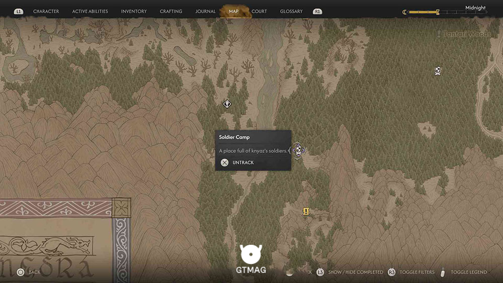 Soldier Camp شماره 8 - تمام مکان&zwnj;های Soldier Camp در Blood of Dawnwalker