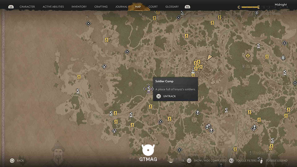Soldier Camp شماره 10 - تمام مکان&zwnj;های Soldier Camp در Blood of Dawnwalker